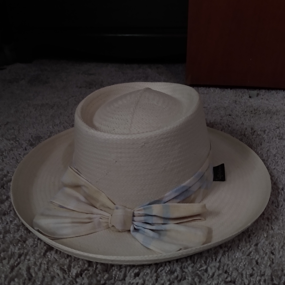 Vintage boater hat